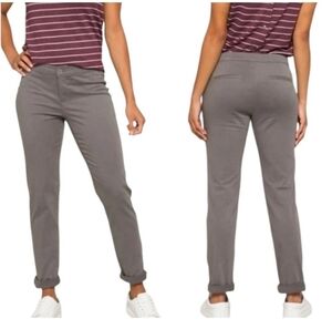 LILA RYAN Steel Grey Zuri Tapered Trouser Pants NWOT Size 8